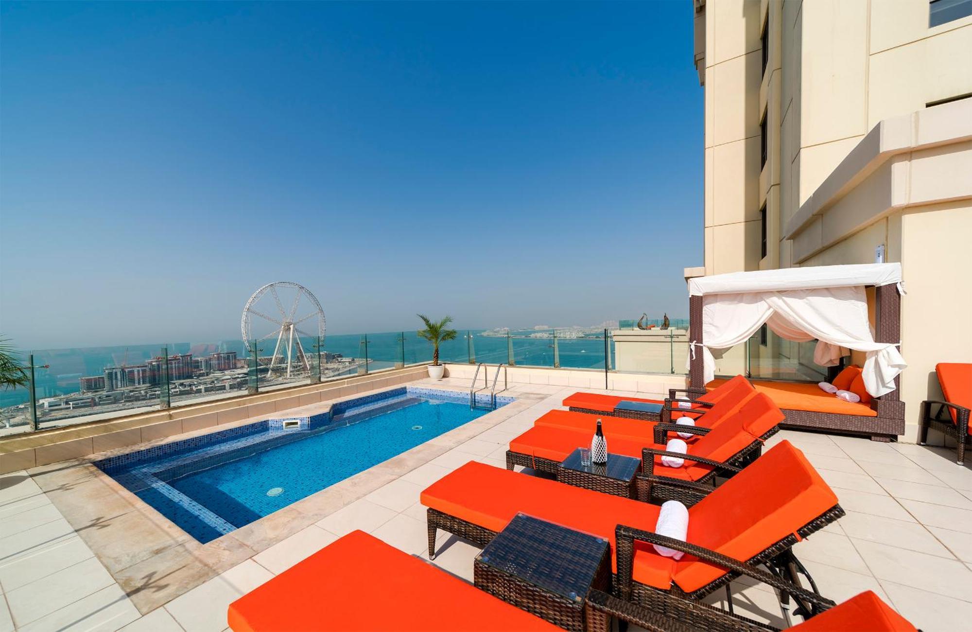 Apartamento Jbr Penthouse With Terrace Pool Dubái Exterior foto